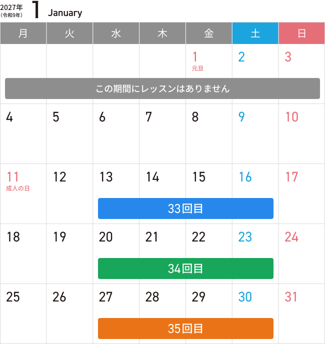 1月